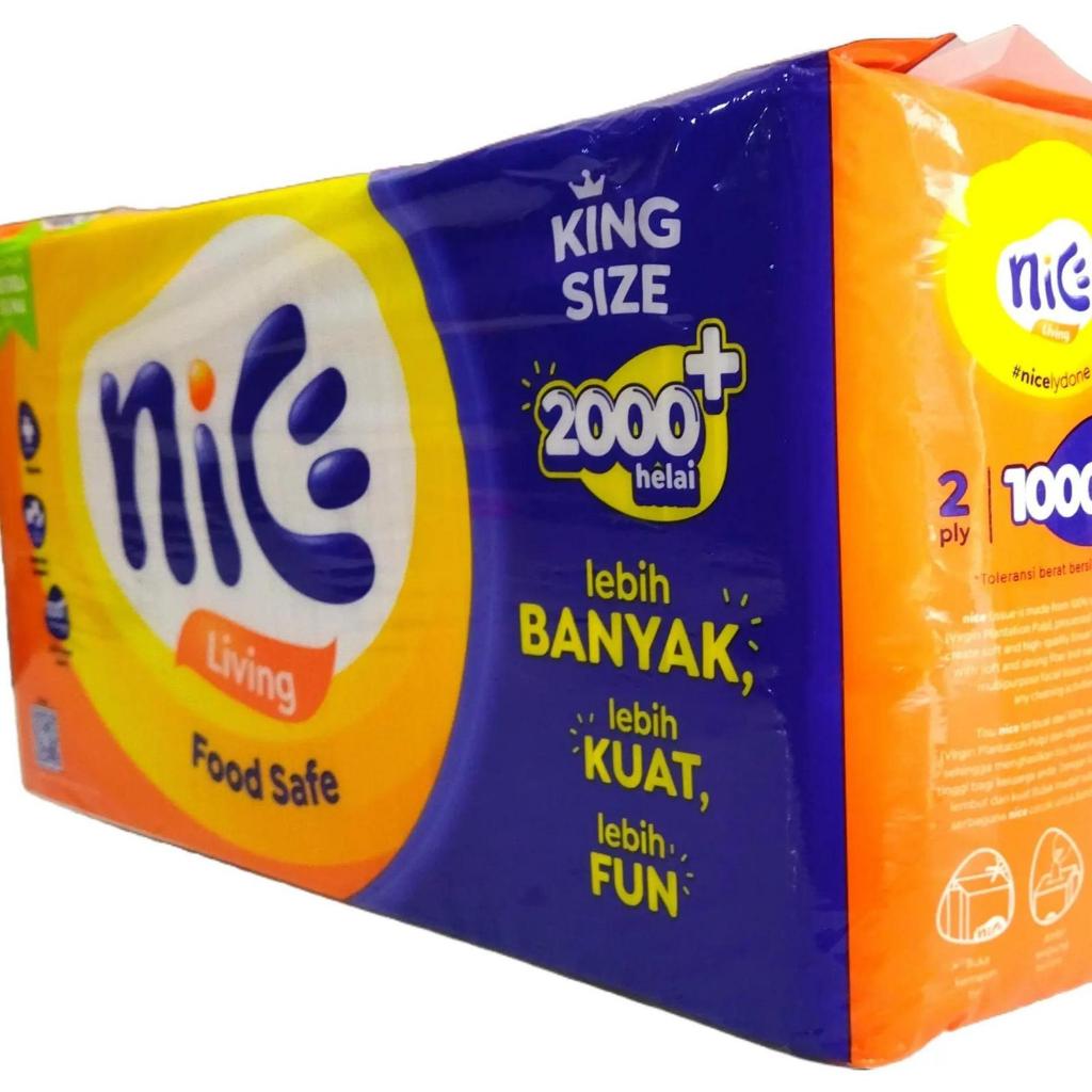 Tissue Facial Nice 1000 gram 2 ply