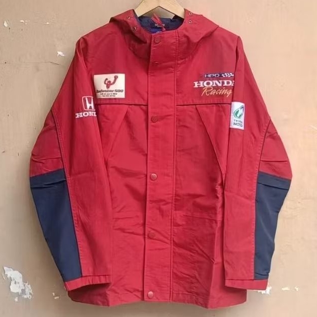 Jacket Honda racing nascar cart budweiser vintage