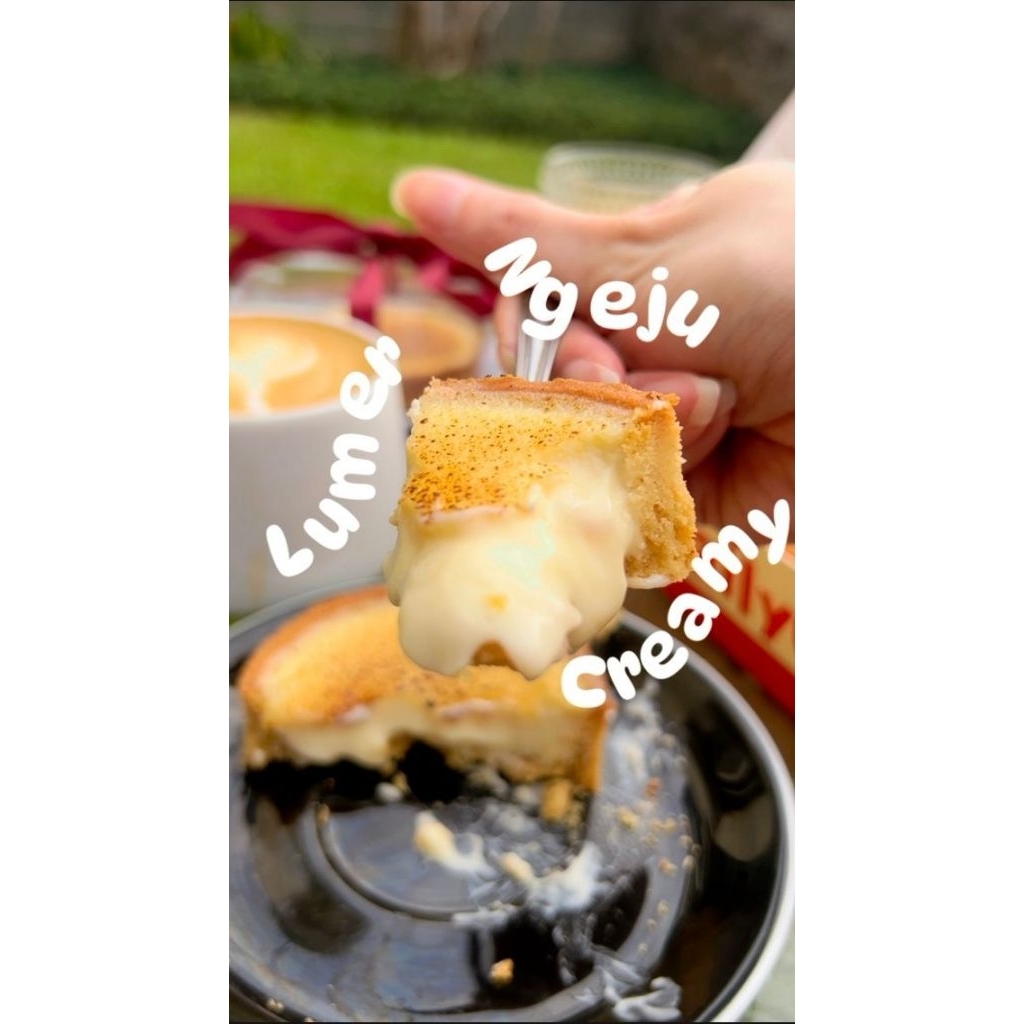 Dessert Burnt Cheesetart Premium – Kue Tart Keju Lumer (3 pcs)