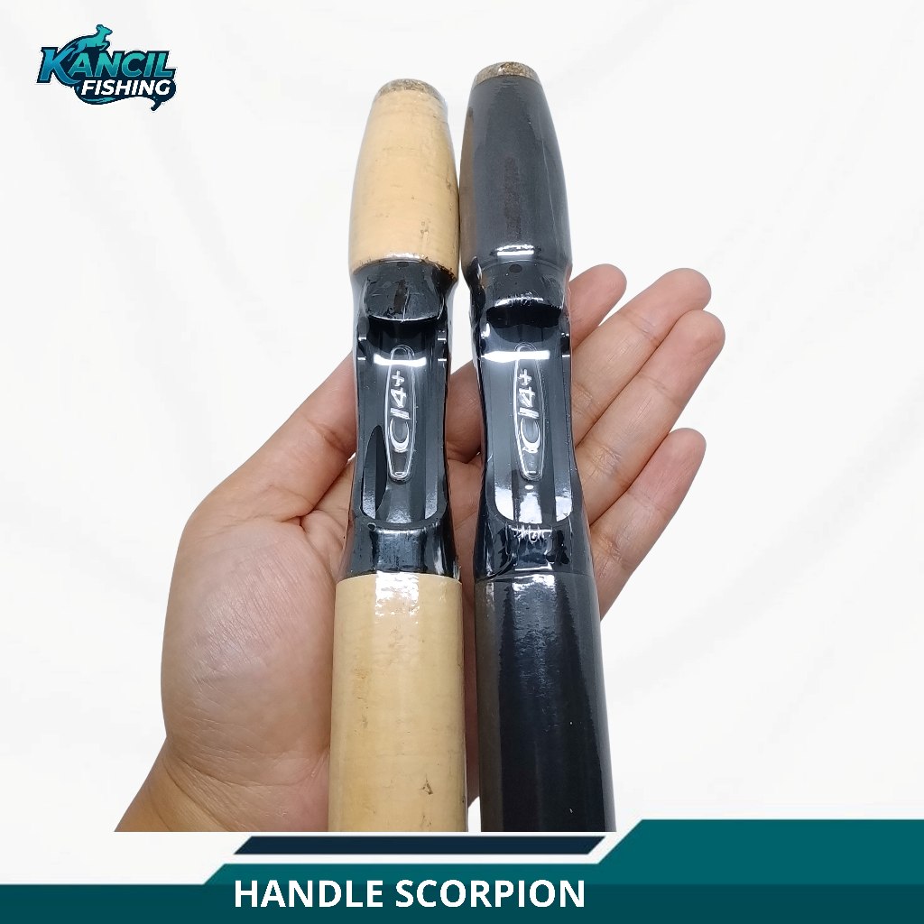 Reel Seat Scorpion c14 + cork AAA / Reel Seat Scorpion c14 + busa eva  / handle joran scorpion 1 set