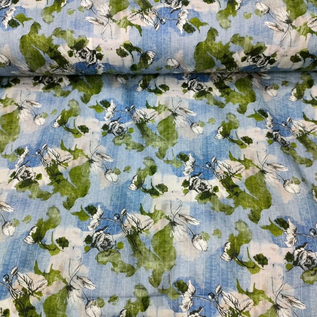 kain meteran katun poplin motif EX GARMEND/Kain katun poplin motif premium/kain katun poplin motif