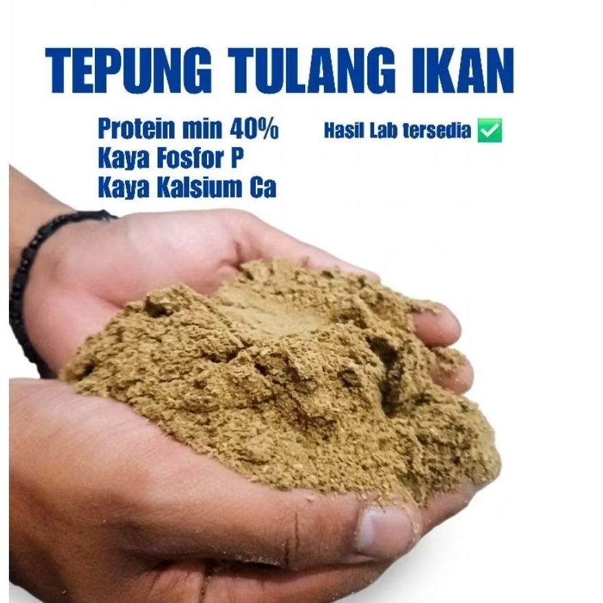 Tepung Tulang Ikan Konsentrat Protein Tinggi Pakan Ternak Unggas Ayam Ikan Pelet