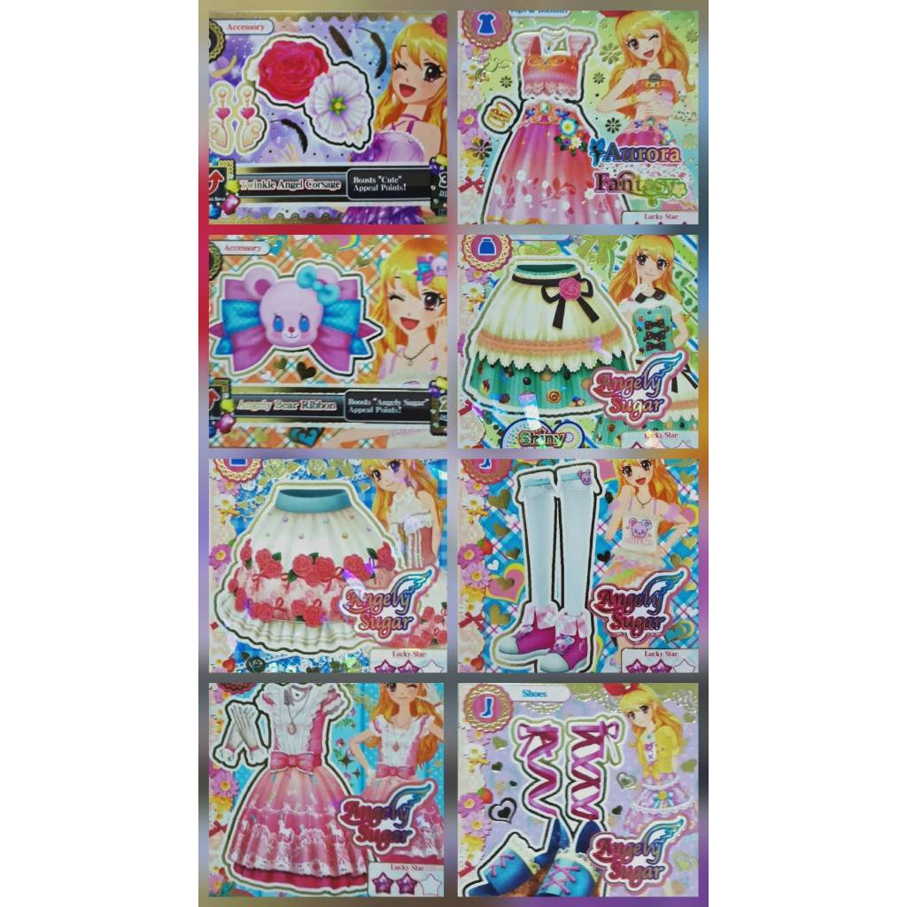 Kartu Aikatsu Ichigo 100% Ori ANGELY SUGAR