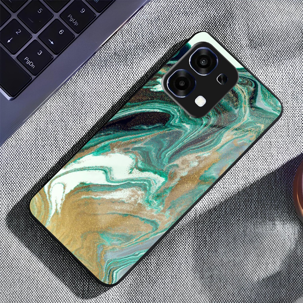CL Softcase Glass For Oppo A6 Pro - Case Glass Oppo A6 Pro - Casing Kaca A6 Pro Terbaru - Casing Mur