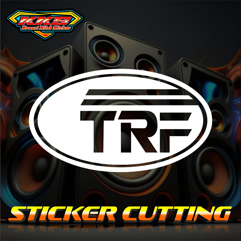 Cutting Sticker Hardcase Box Sound System TRF Lighting .Stiker Label Koper Lampu Panggung Beam TRF