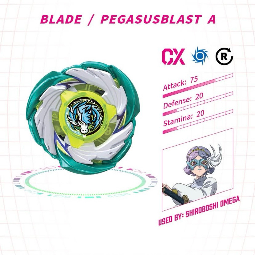 Beyblade X Blade set Pegasus Blast new sealed