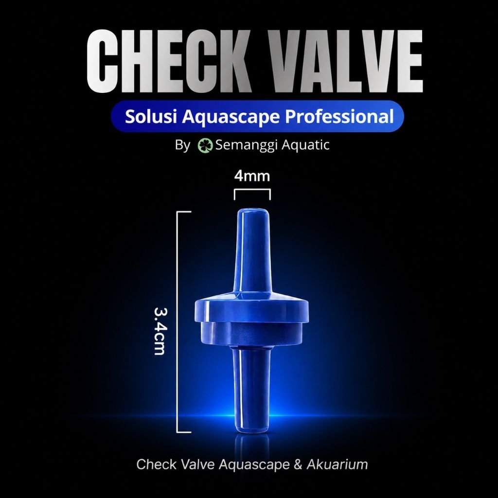 check valve CO2 DIY / Diffuser Co2 / Katup Co2 / Valve Aquascape