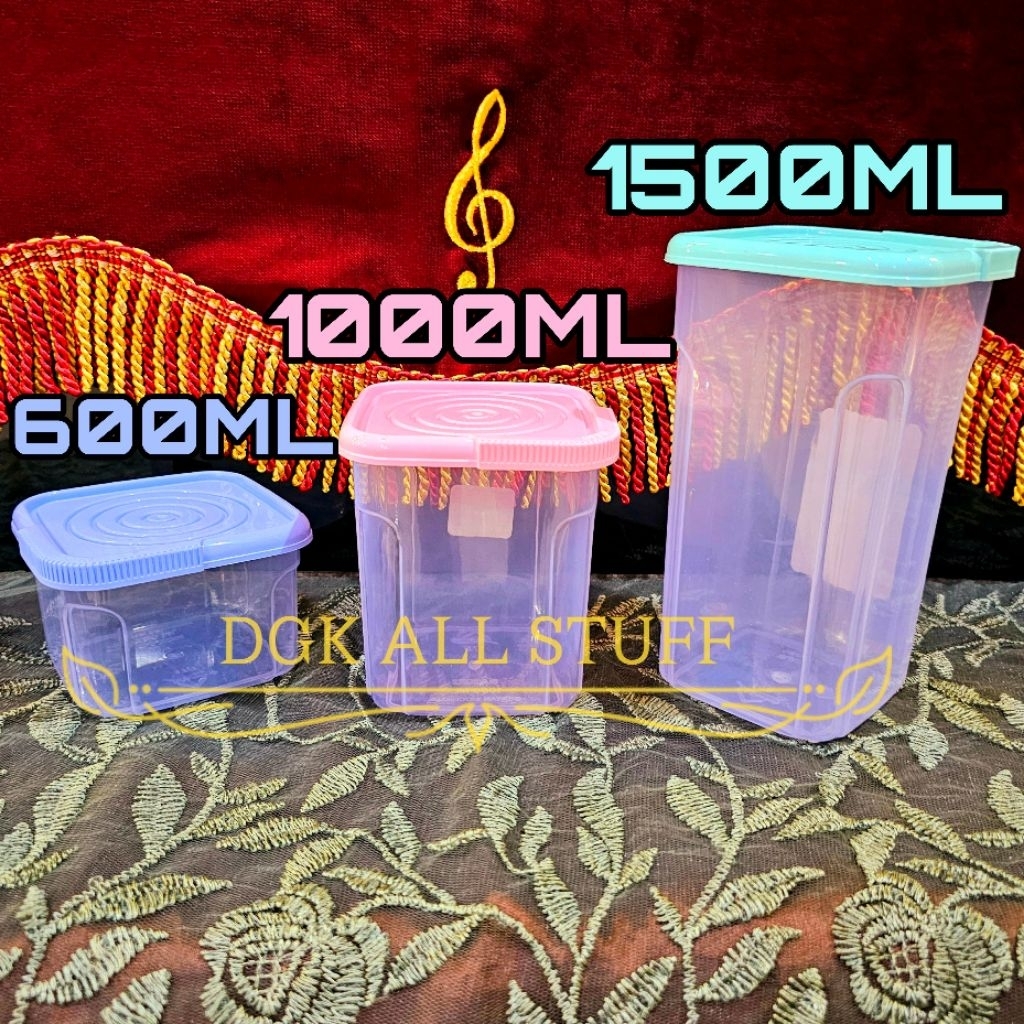 Toples Stoples Sealware Segi Kue Kering Kerupuk Manisan Permen Lebaran Ramadan Plastik Serbaguna Kec