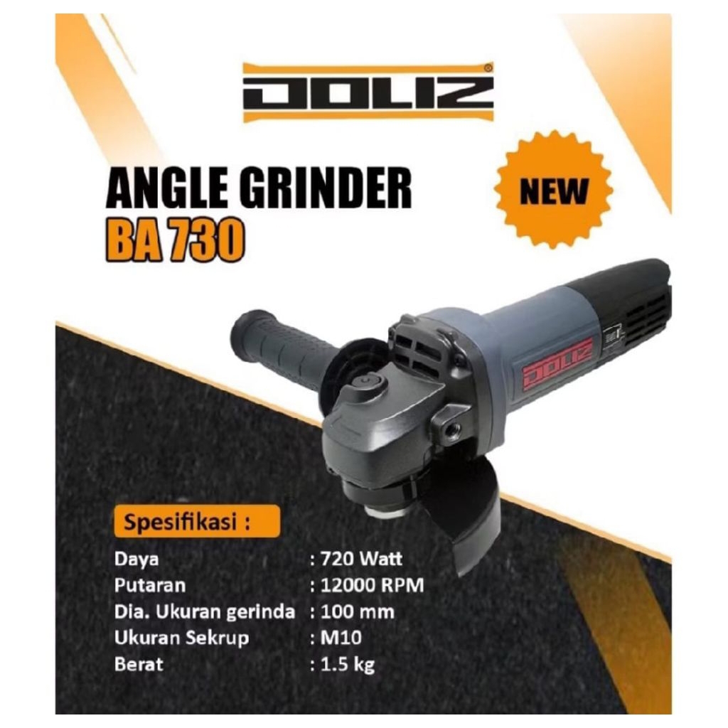 gerinda doliz BA730 angler grinder 4"/100