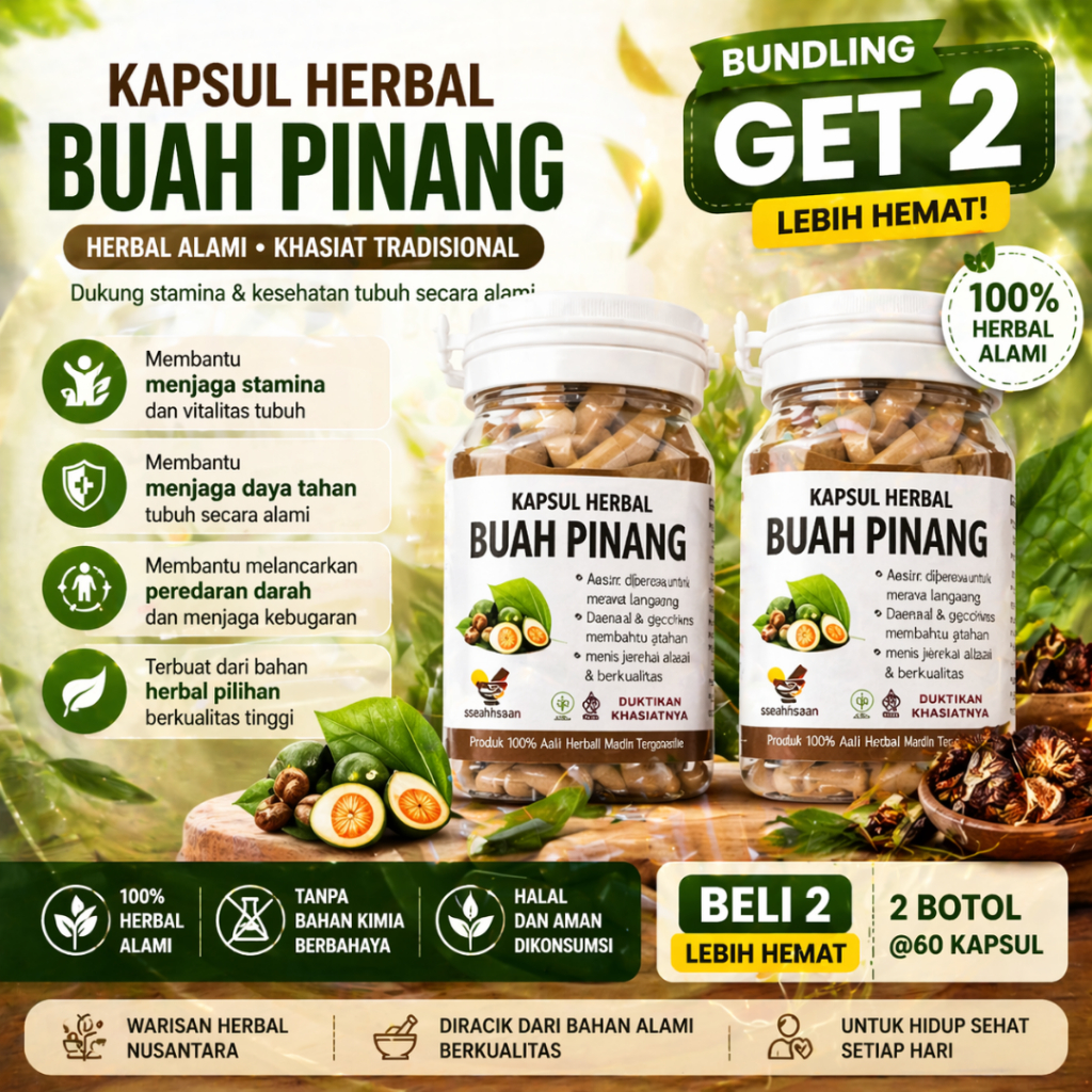 Kapsul Buah Pinang Muda