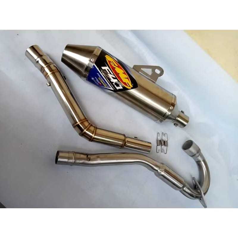 1Set Canister FMF Power Core4 Stainless stell for Ksr110 - Crf150 - Klx150 Wr155 fmf