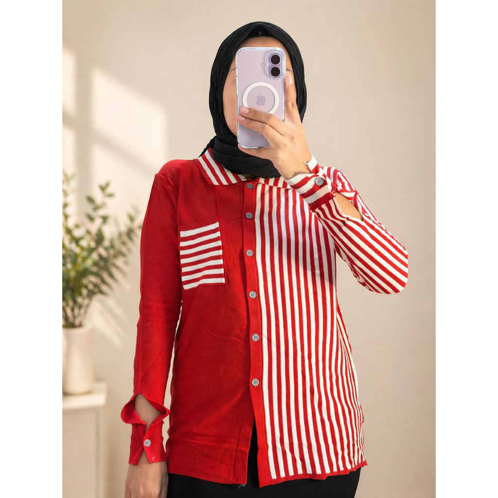 cardigan knit korean style
