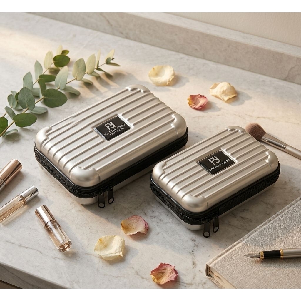 FY - Selempang Wanita Tas Koper Mini Fiber Set Besar Kecil