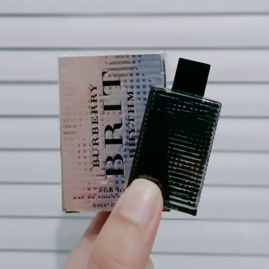 Burberry Brit rhythm edt intense miniatur parfum original preloved 5 ml