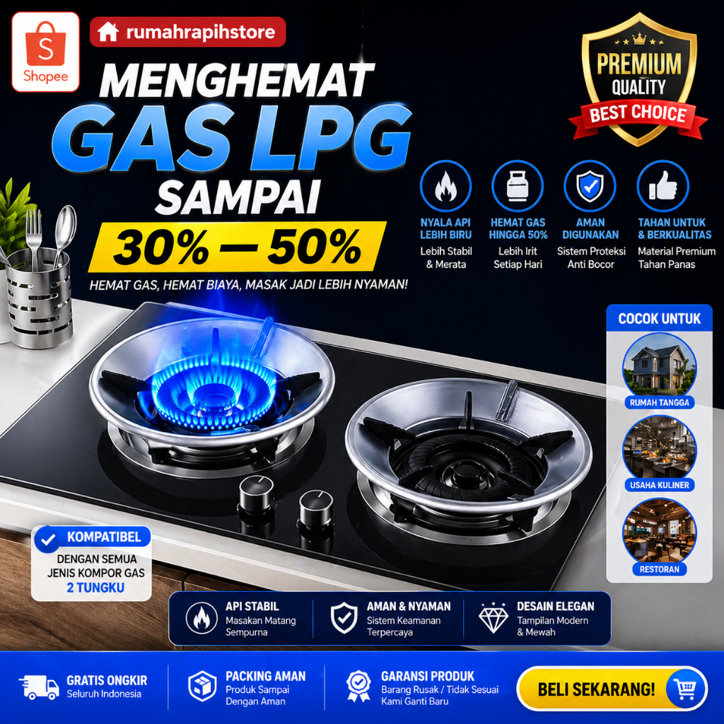 ( CLS ) Tatakan Kompor Stainless / Tatakan alas Kompor