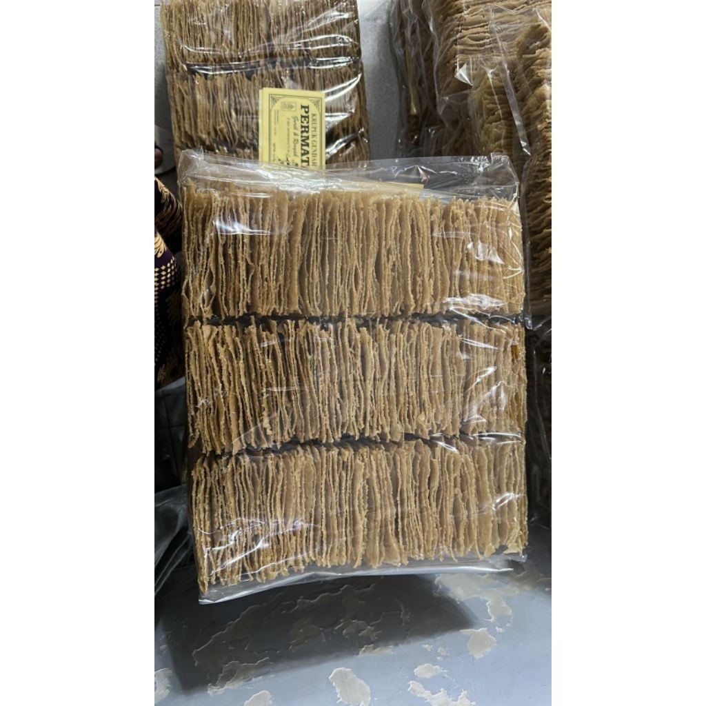 Kerupuk gendar/puli 2,5kg Asli Madiun