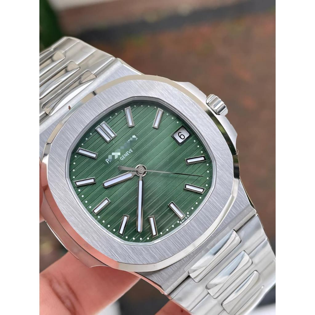 New Jam tangan pria Patek philip Nautilus green dial 40mm Automatic