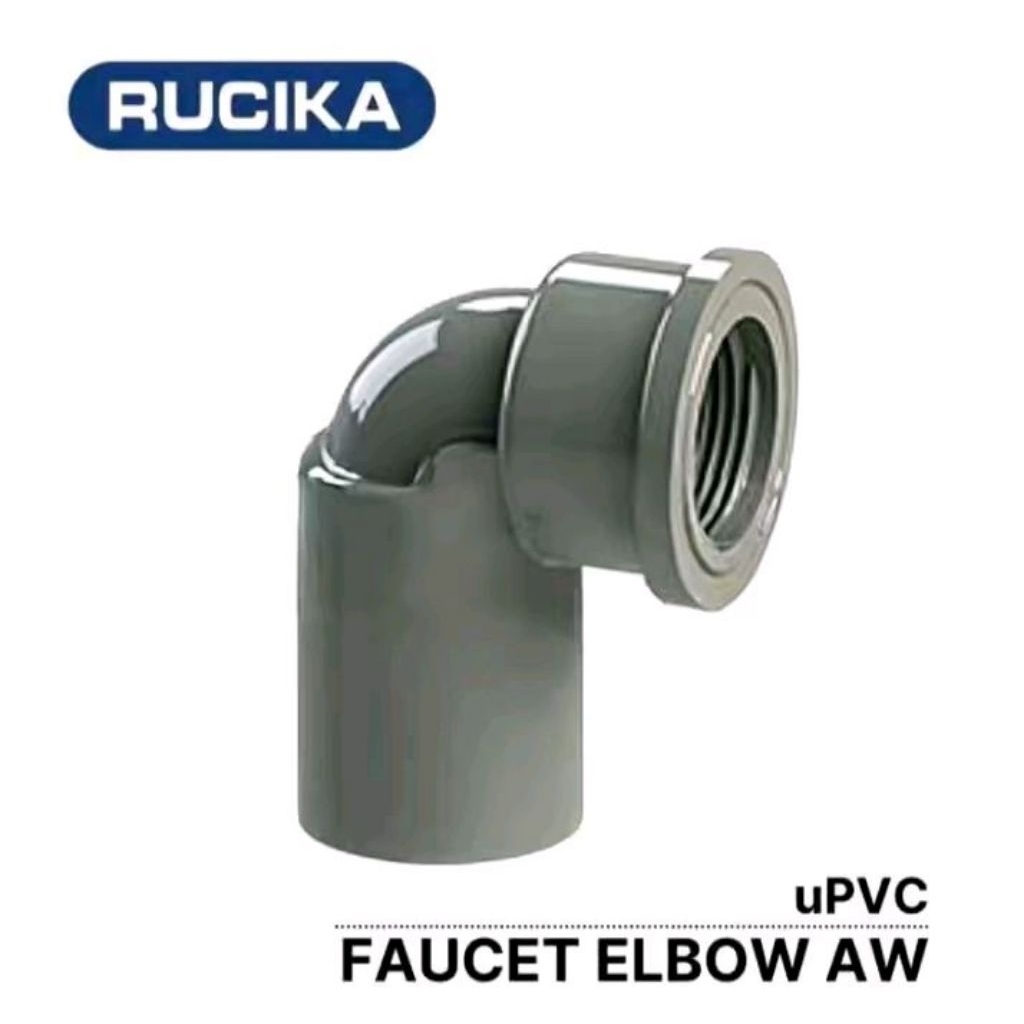 Keni Drat Dalam PVC AW 1 inch KDD PVC AW 1" Female Elbow PVC JIS 1 inch Faucet Elbow PVC 1 inch