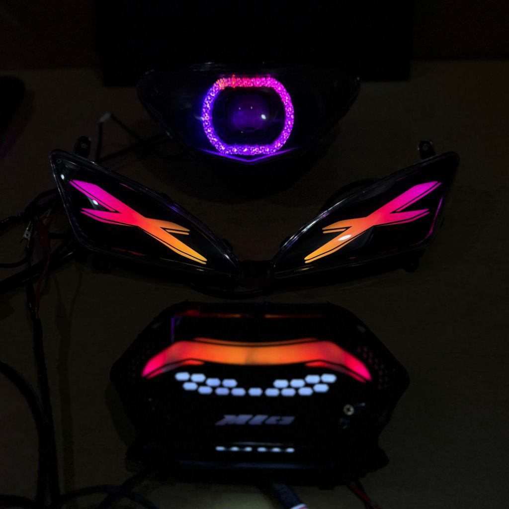 lampu biled Mio sporty paketan rgb