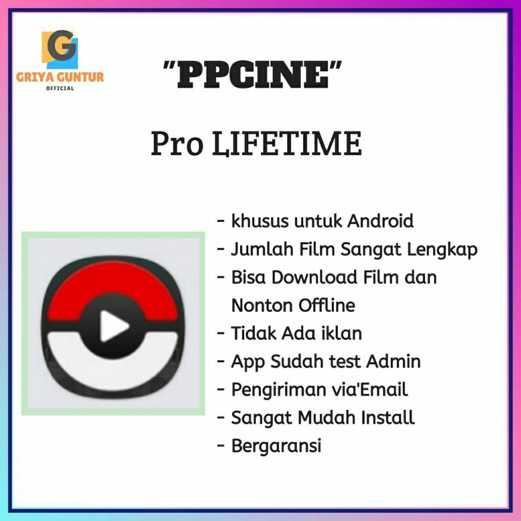 ppcin V.3.0.3 aplikasi android nonton film bisa screenshot, tanpa login, free update