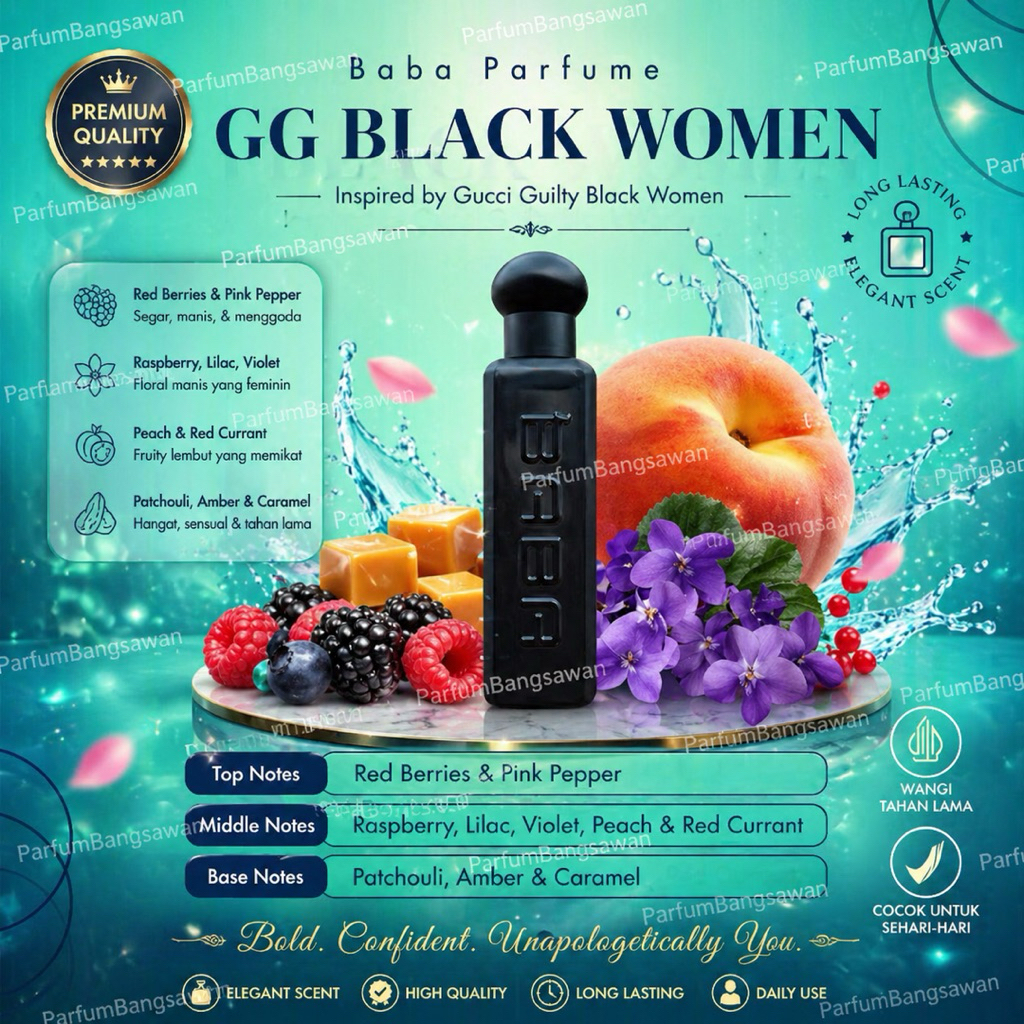 GG Black Woman Baba Parfume Bangsawan