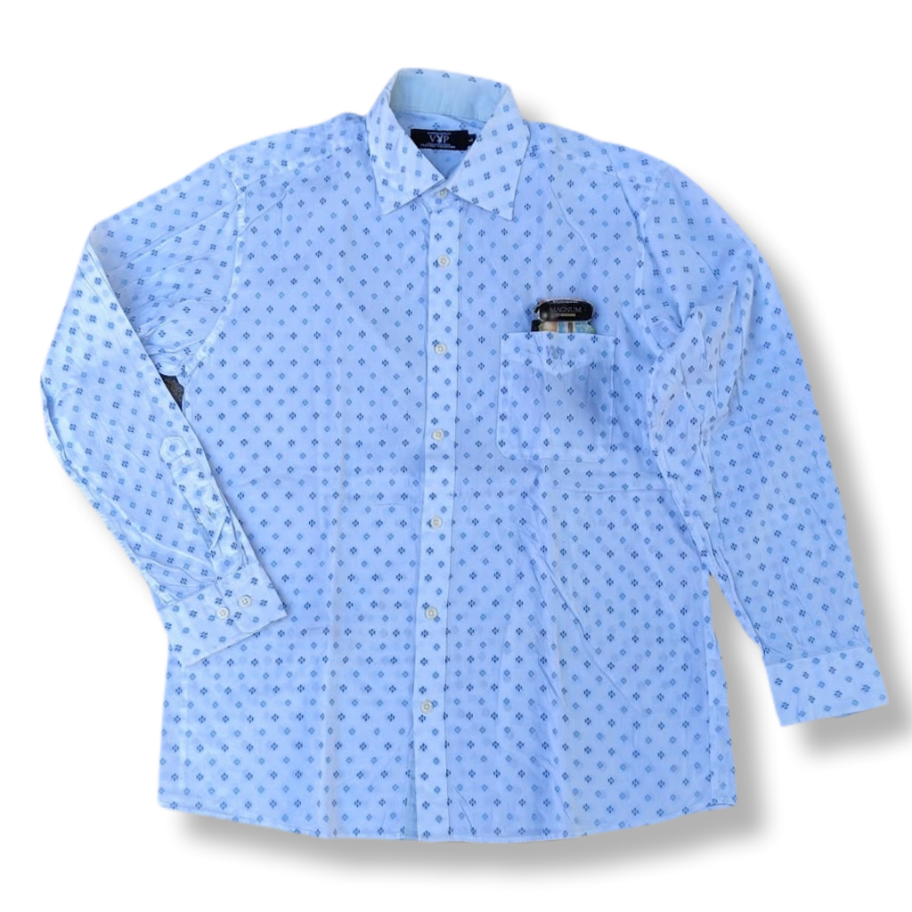 PLAYBOY POCKET LONG SHIRT | KEMEJA | MNZA