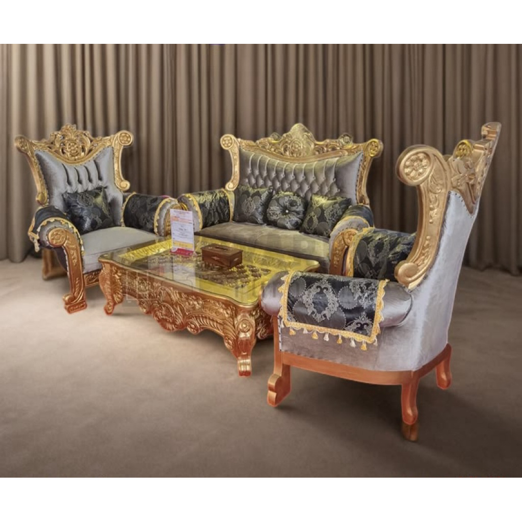 sofa tamu mewah dan elegan kursi tamu sofa tamu ruang sultan sofa luxory