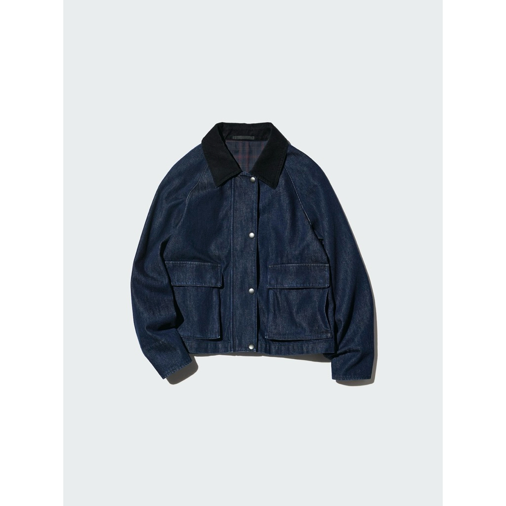 Denim Jaket Utilitas Uniqlo