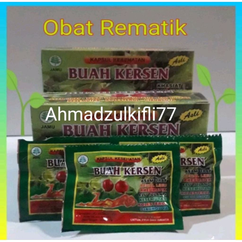 Obat rematik-Kapsul buah kersen 3 kotak