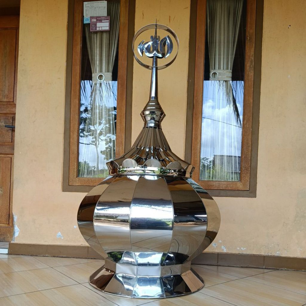 kubah masjid stainless steel 80cm