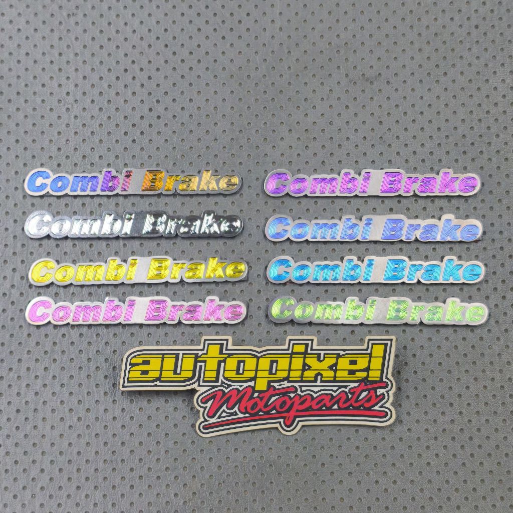 Emblem combi brake titanium