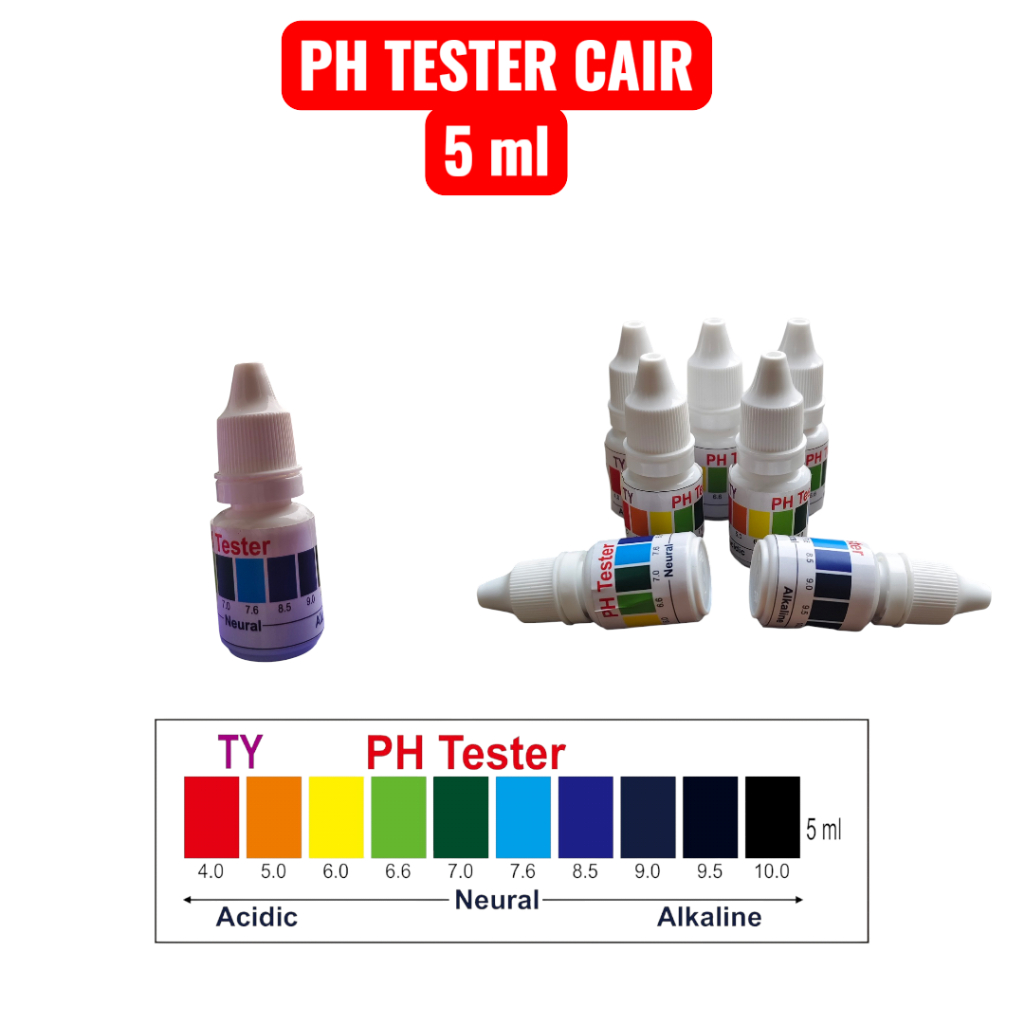 Ph tester cair cek kadar asam basa pH tester tetes alat ukur pH cair alat ukur kadar air