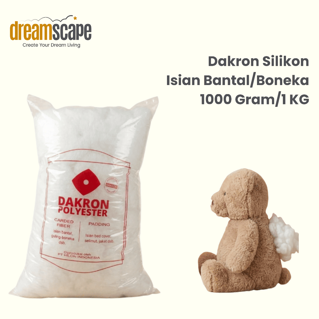 isian bantal guling 1 set | dakron guling bantal | guling | dakron bantal -  Dreamscape Isian Siliko