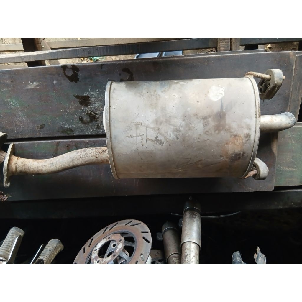KNALPOT HONDA JAZZ GD3 ORIGINAL SECOND
