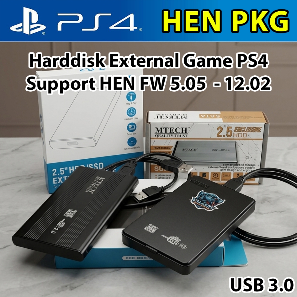 HARDISK EKSTERNAL PS4 HEN 1TB