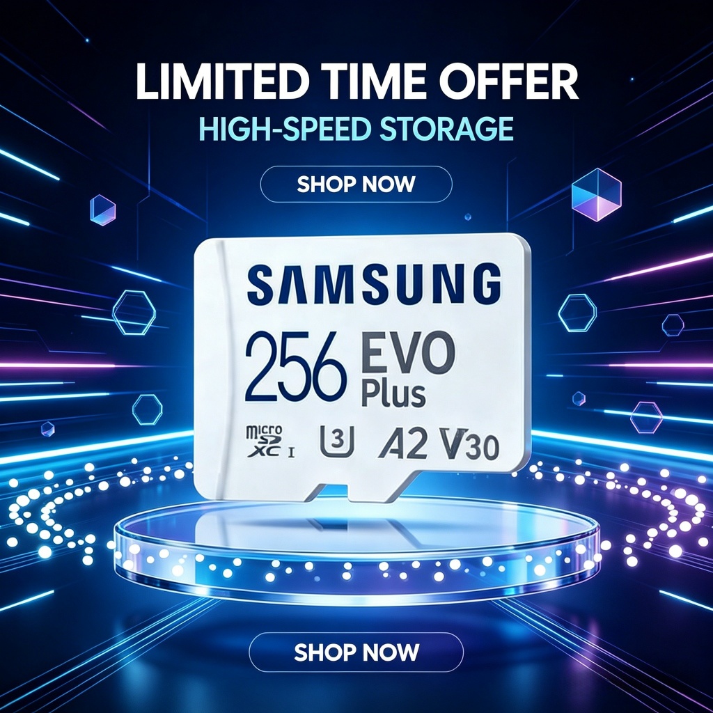 Samsung Official Store ID PRO PLUS EVO Original Micro SD TF Memory Card 16GB 32GB 64GB 128GB 256GB 5