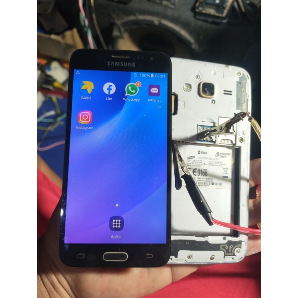 lcd Samsung j3 2016 ori copotan normal