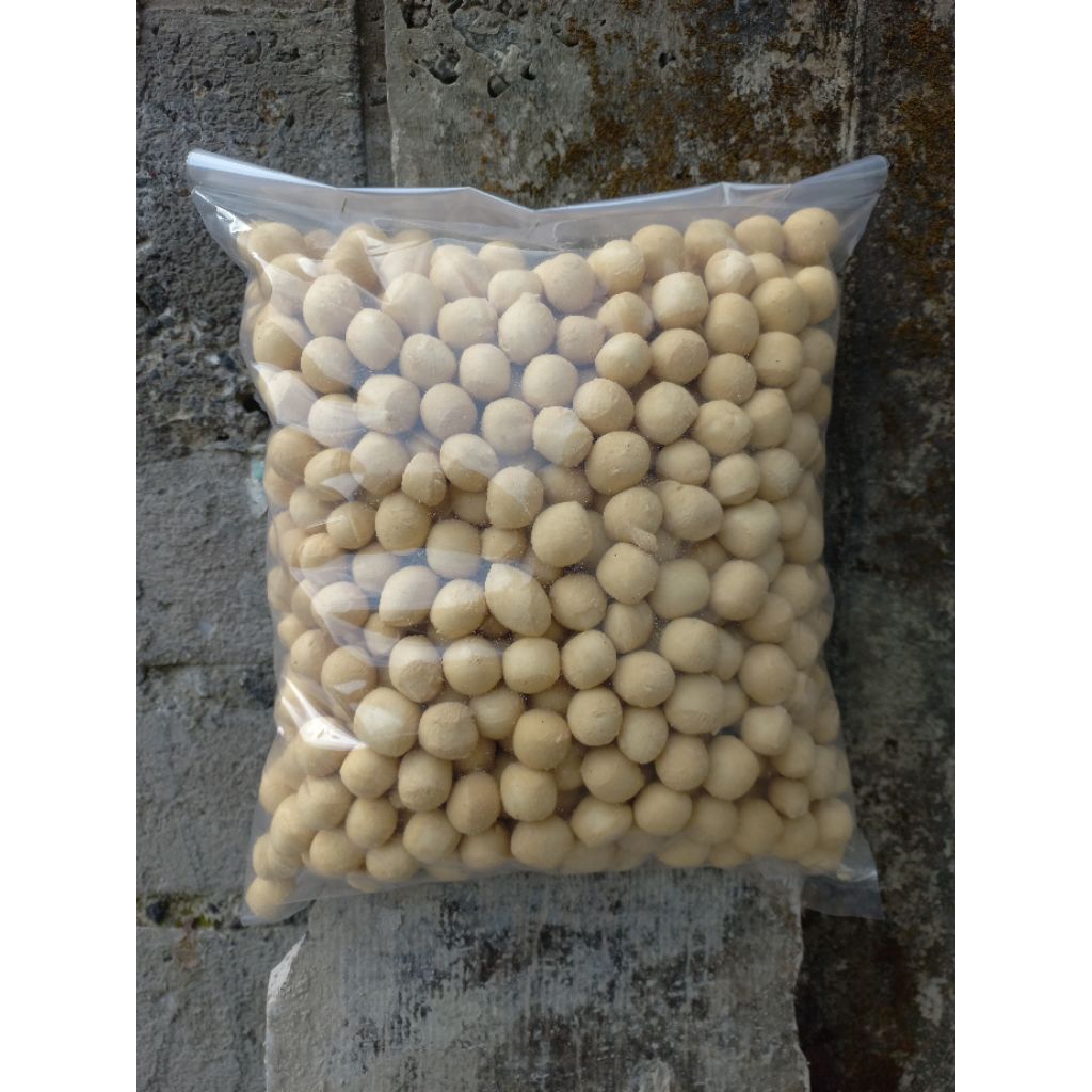 Tahu bulat mini kering original krispy 500 grm