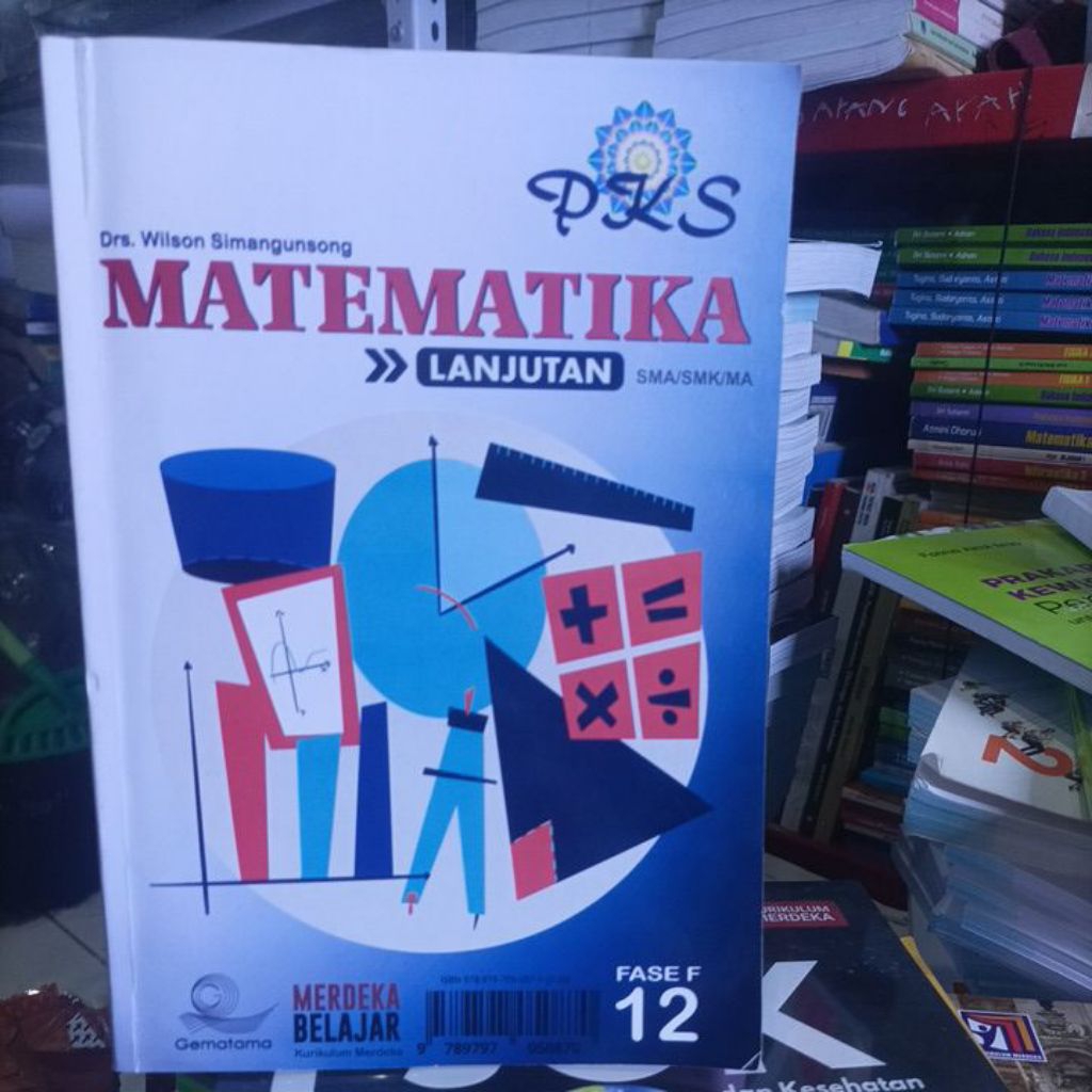 PKS MATEMATIKA FASE F 12 100%original buku bekas