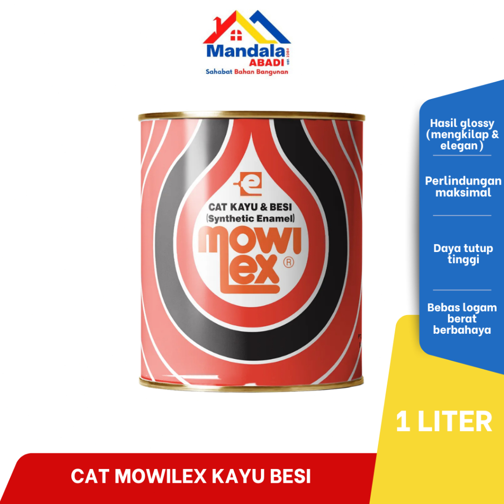 Cat Mowilex Kayu Besi 1Ltr WarnaStandar