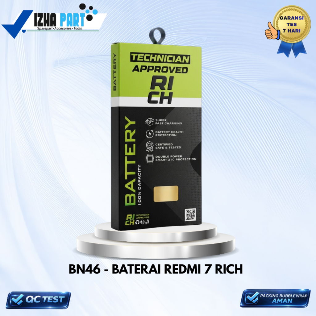 Baterai BN46 - Baterai Xiaomi Redmi 7 / Redmi Note 8 OEM BERGARANSI - FREE LEM STIKER