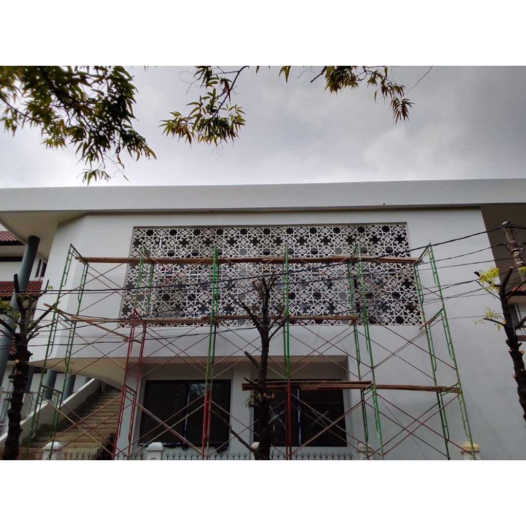 DINDING ORNAMEN GRC KRAWANGAN MASJID DI JATINEGARA JAKARTA TIMUR