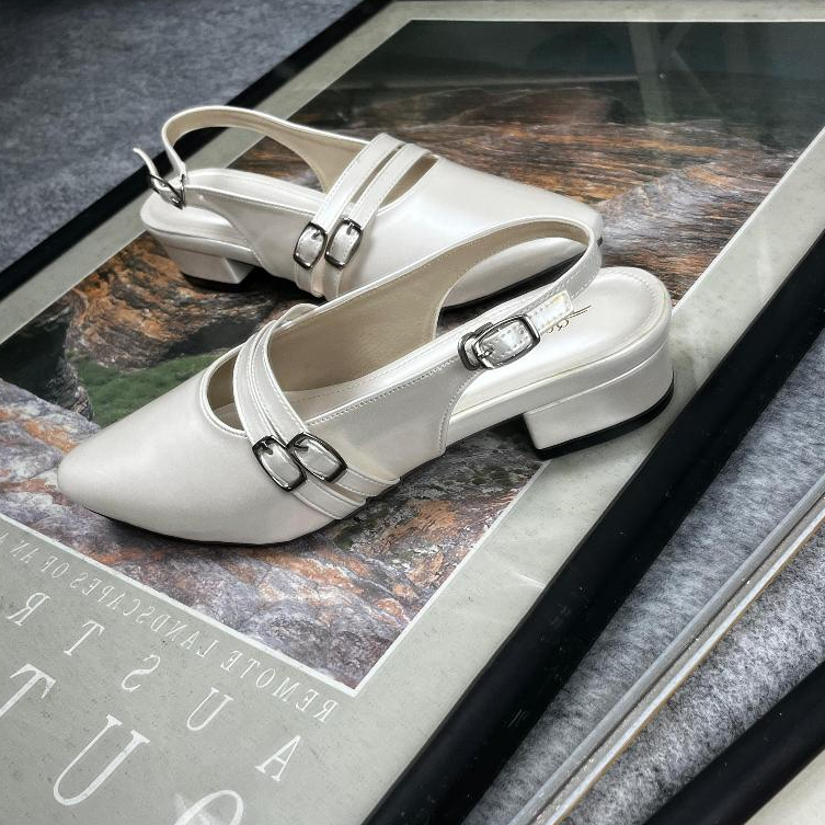 Zein heels Hak 3cm elegan mewah - heels pesta
