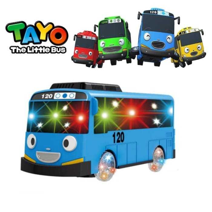 Mainan Anak Little Bus Tayo Bisa Jalan ada Suara Musik Tayo Mainan Tayo The Little Bus Bump and Go