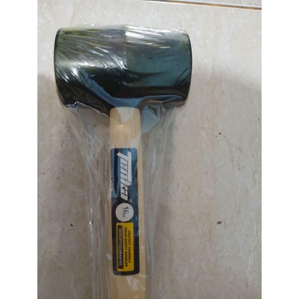 Palu Karet Besar Keramik Gagang Kayu Tenka 16QZ