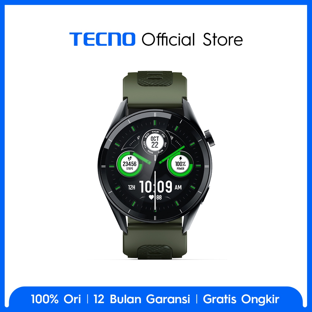 TECNO Watch Pro 3 AI Watch Dials | Fluid Display with High Refresh Rate | Seamless Calls On-the-Go - Gambar 4