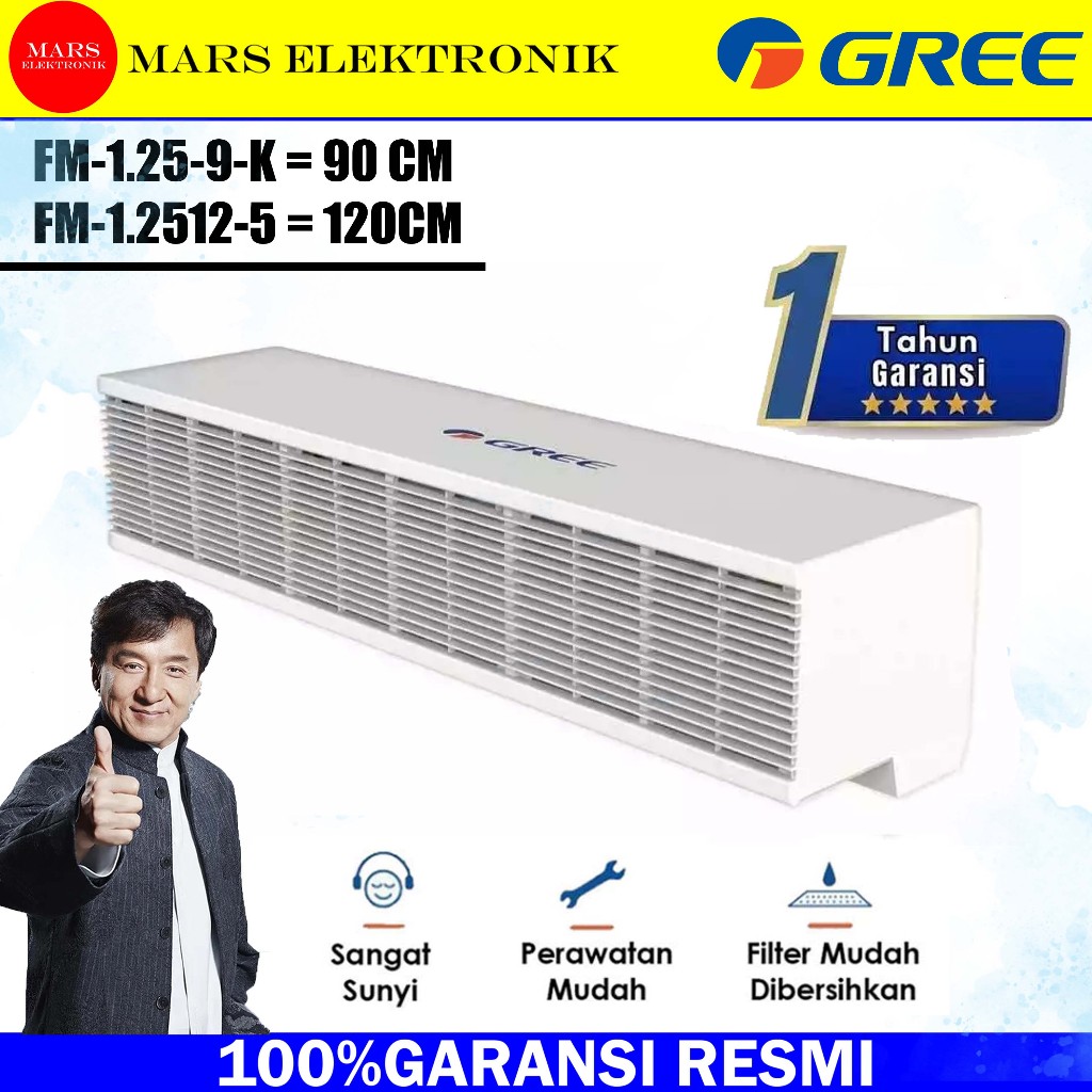 GREE AIR CURTAIN FM-1.25-9-K = 90 CM / AIR CURTAIN GREE FM-1.2512-5 = 120CM  READY