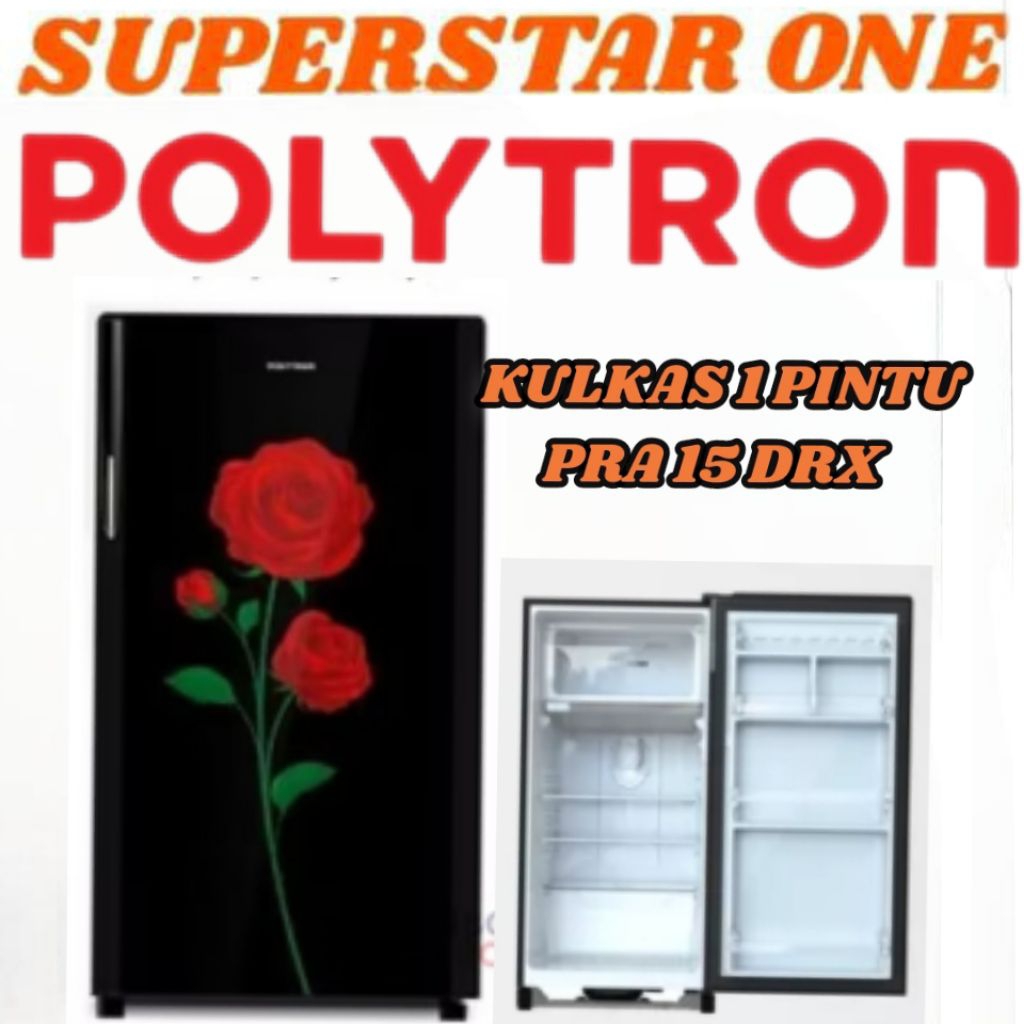 Kulkas Polytron PRA-15DRX/PRA-15DRX/PRA 15DRX Kulkas 1 pintu