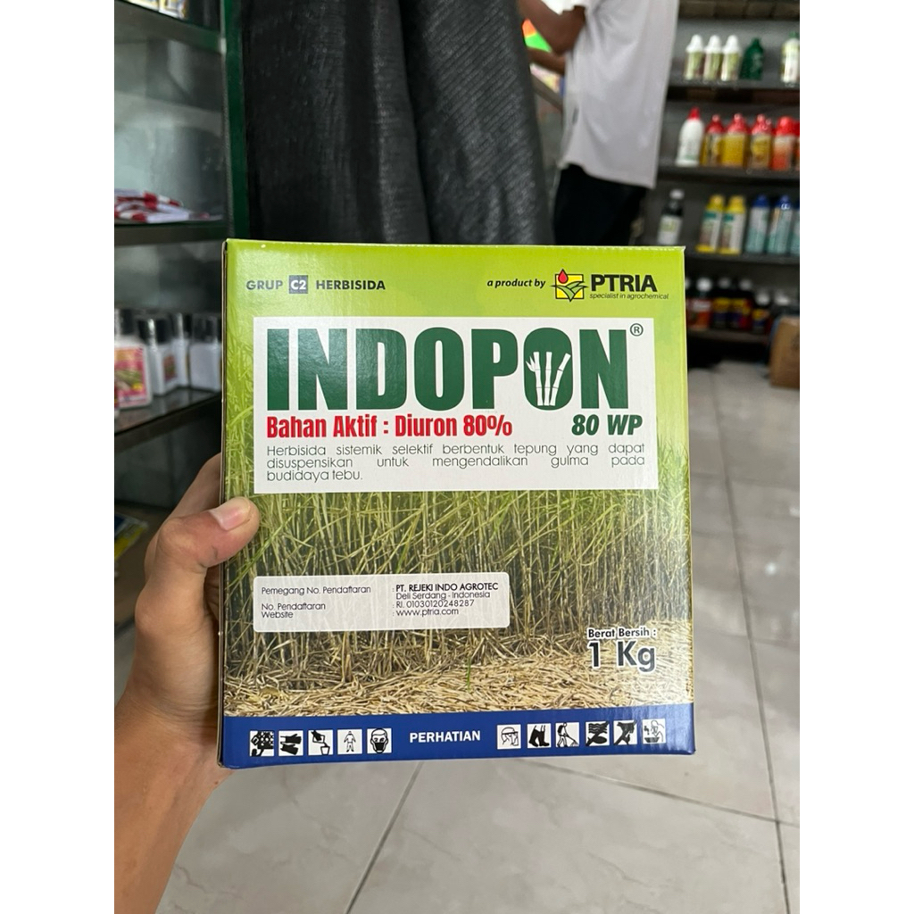 Herbisida INDOPON 80wp Diuron 80% Berat 1kg