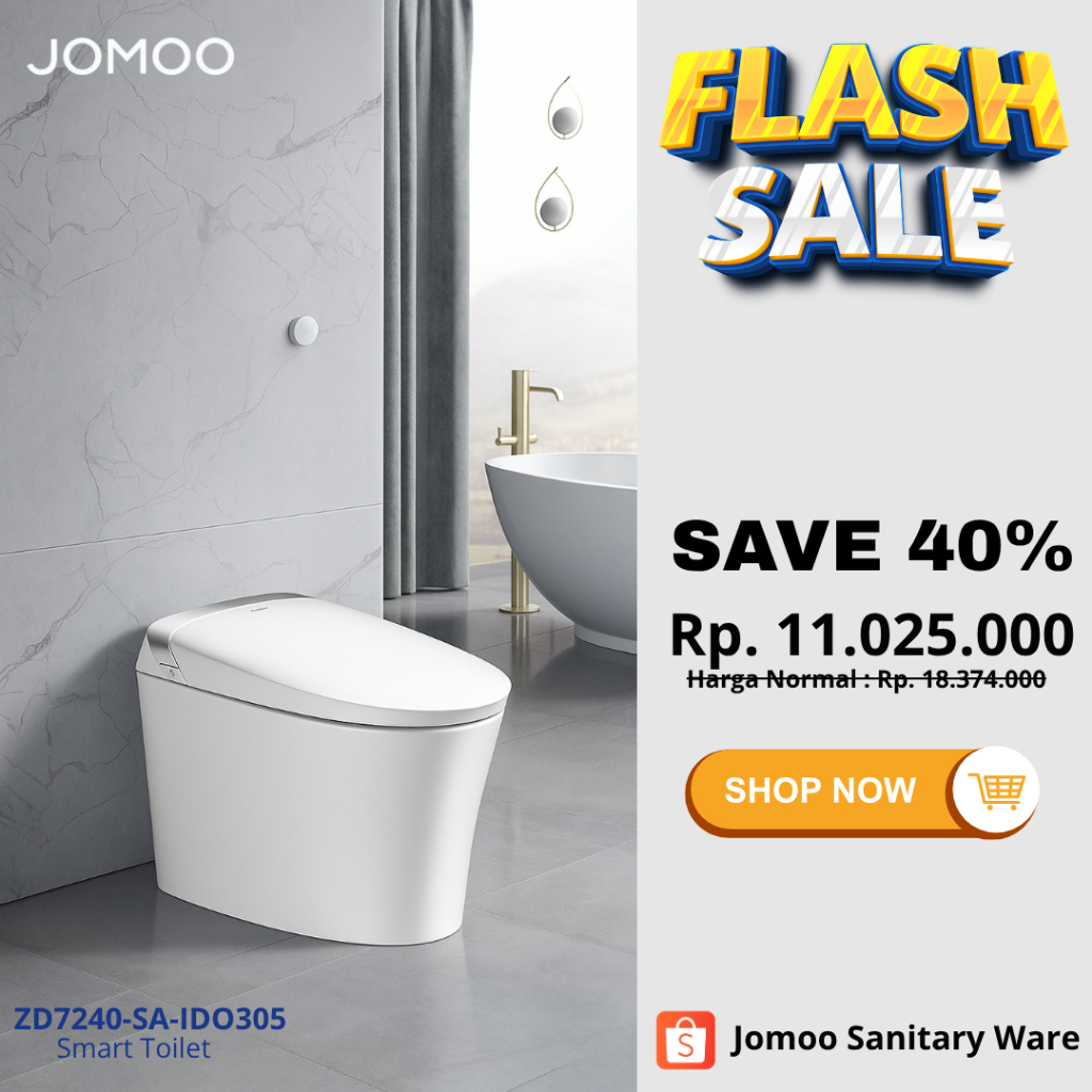 JOMOO Smart Toilet / Kloset Duduk Automatic ZD7240-SA-IDO305